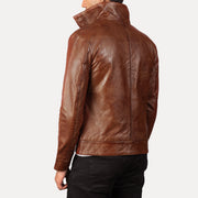 Columbus Leather Bomber Jacket – alternate product view 5