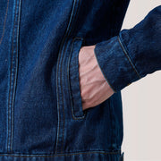 Conard Dark Blue Denim Trucker Jacket - image 6