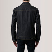 Conard Faded Black Denim Trucker Jacket - image 4