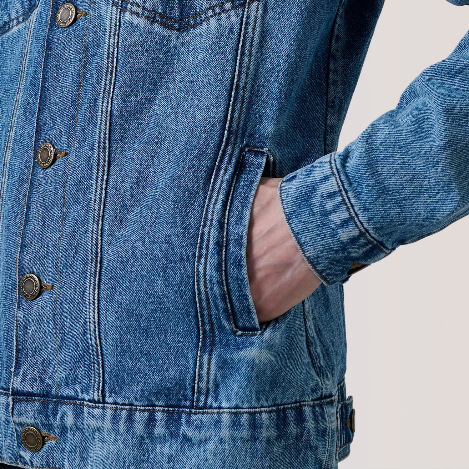Conard Ice Blue Denim Trucker Jacket - image 6