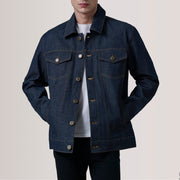 Conard Indigo Blue Denim Trucker Jacket - image 1