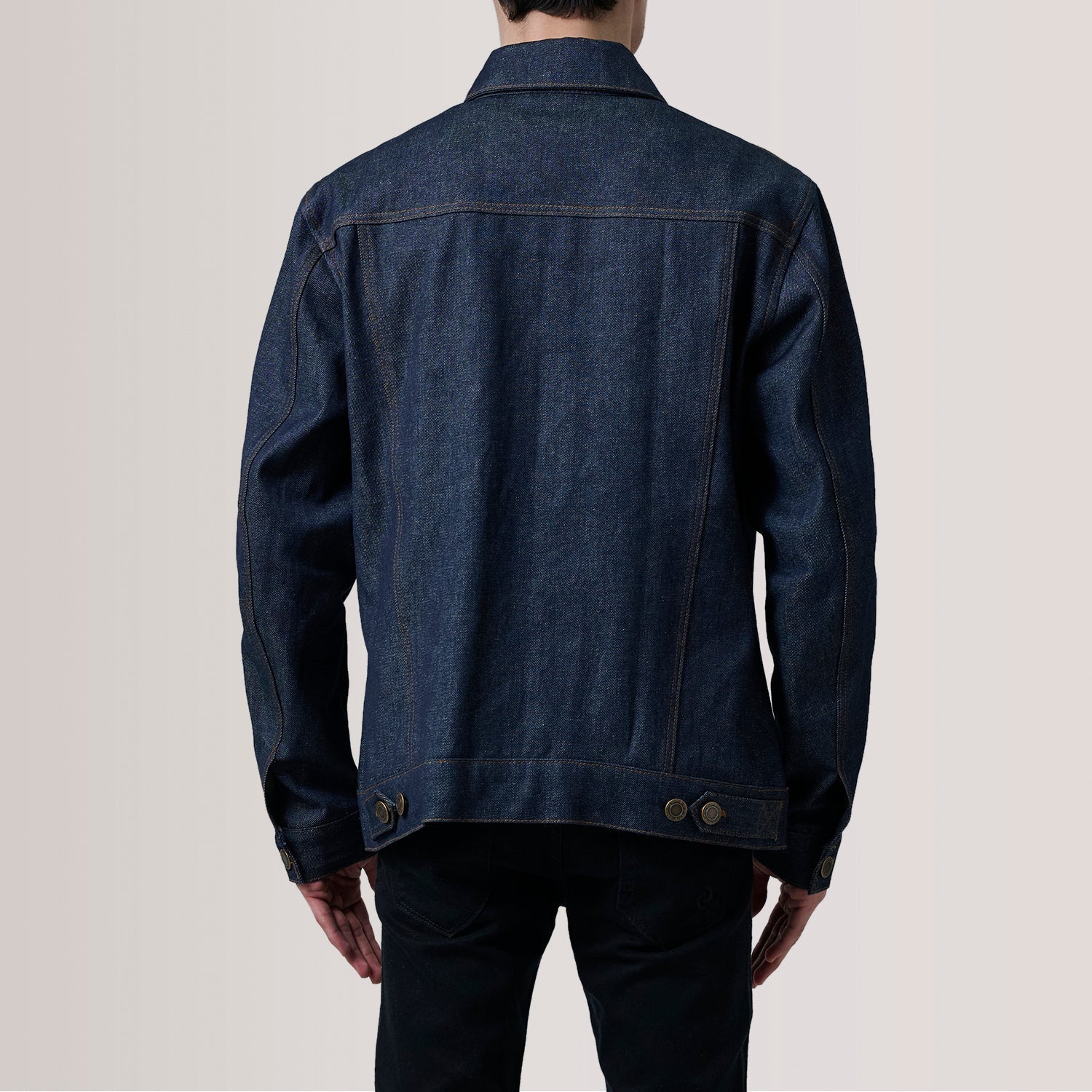 Conard Indigo Blue Denim Trucker Jacket - image 4