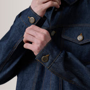 Conard Indigo Blue Denim Trucker Jacket - image 6