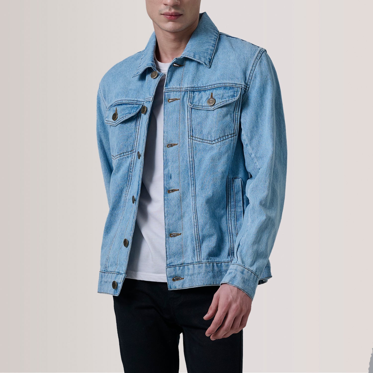 Conard Light Blue Denim Trucker Jacket - image 1