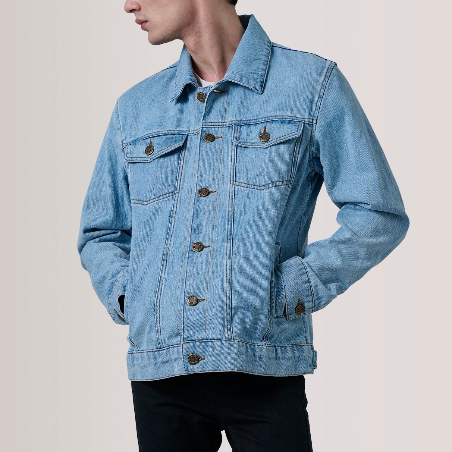 Conard Light Blue Denim Trucker Jacket - image 5