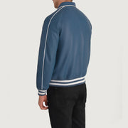 Authentic Sheepskin Leather with Semi-aniline Finish Grain Texture & Heavy-Duty Seam Stitching Detail