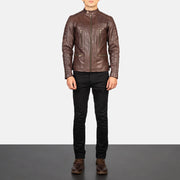 Damian Leather Biker Jacket – alternate product view 3