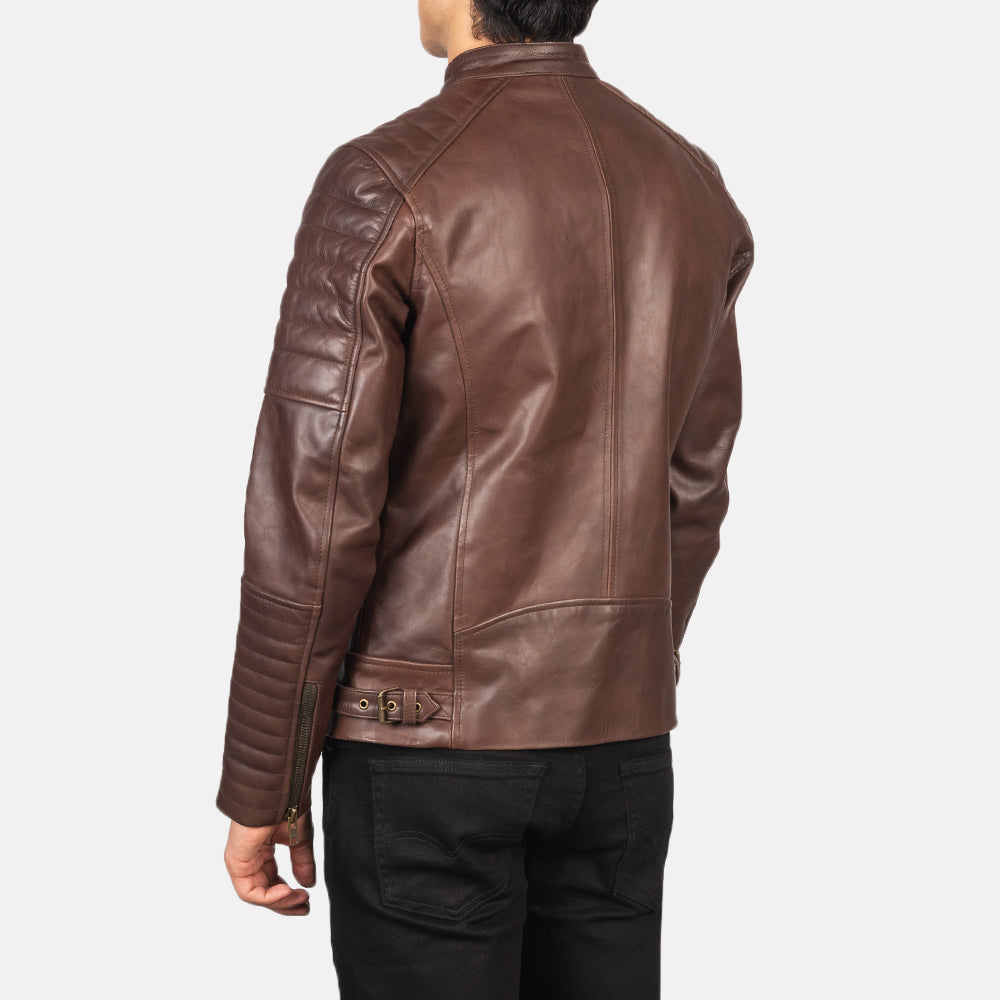 Damian Leather Biker Jacket – alternate product view 5