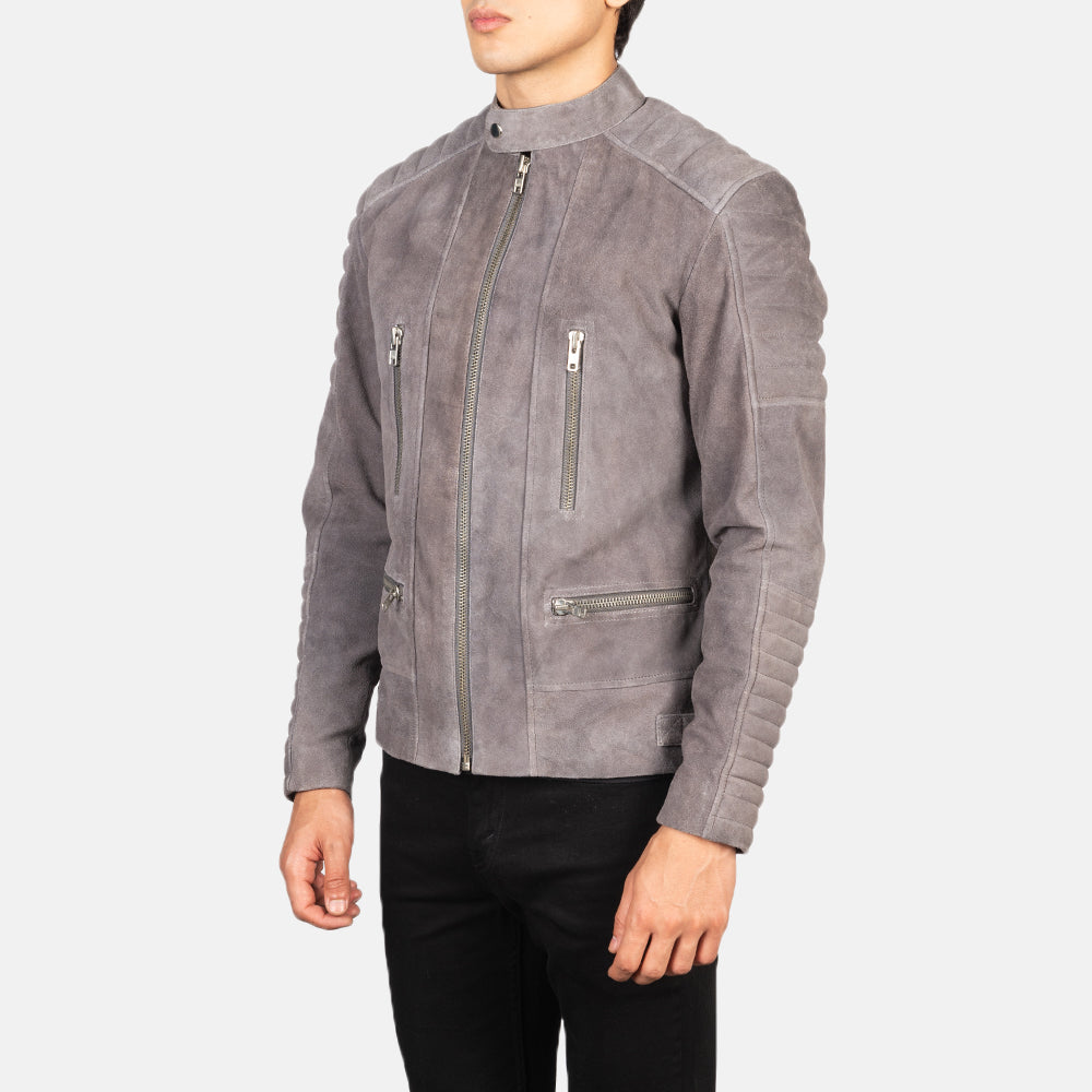 Damian Leather Biker Jacket – alternate product view 2