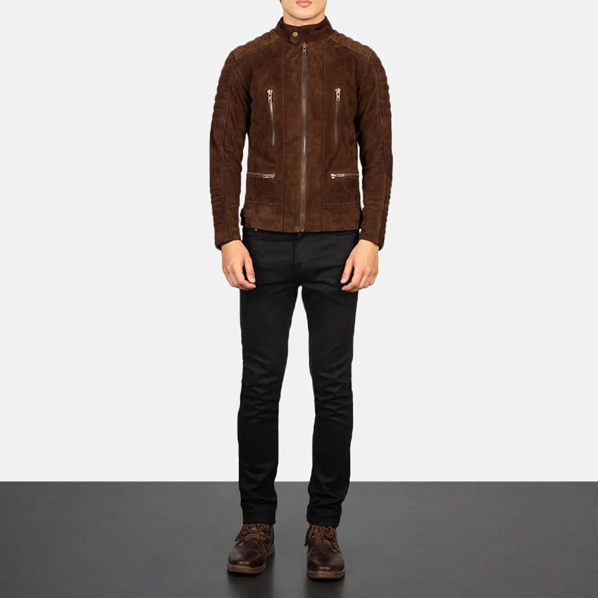 Damian Leather Biker Jacket – alternate product view 3