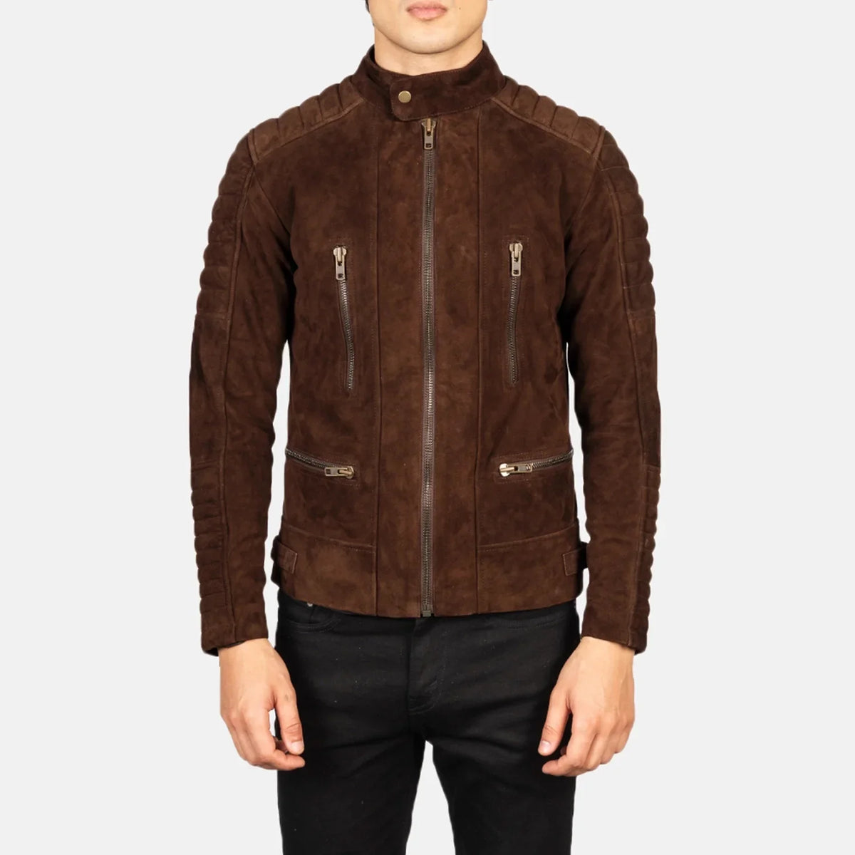 Damian Leather Biker Jacket – alternate product view 4