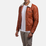 Dan Frost Tan Shearling Jacket – alternate product view 2