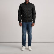 Danson Quilted Black Varsity Jacket - image 4