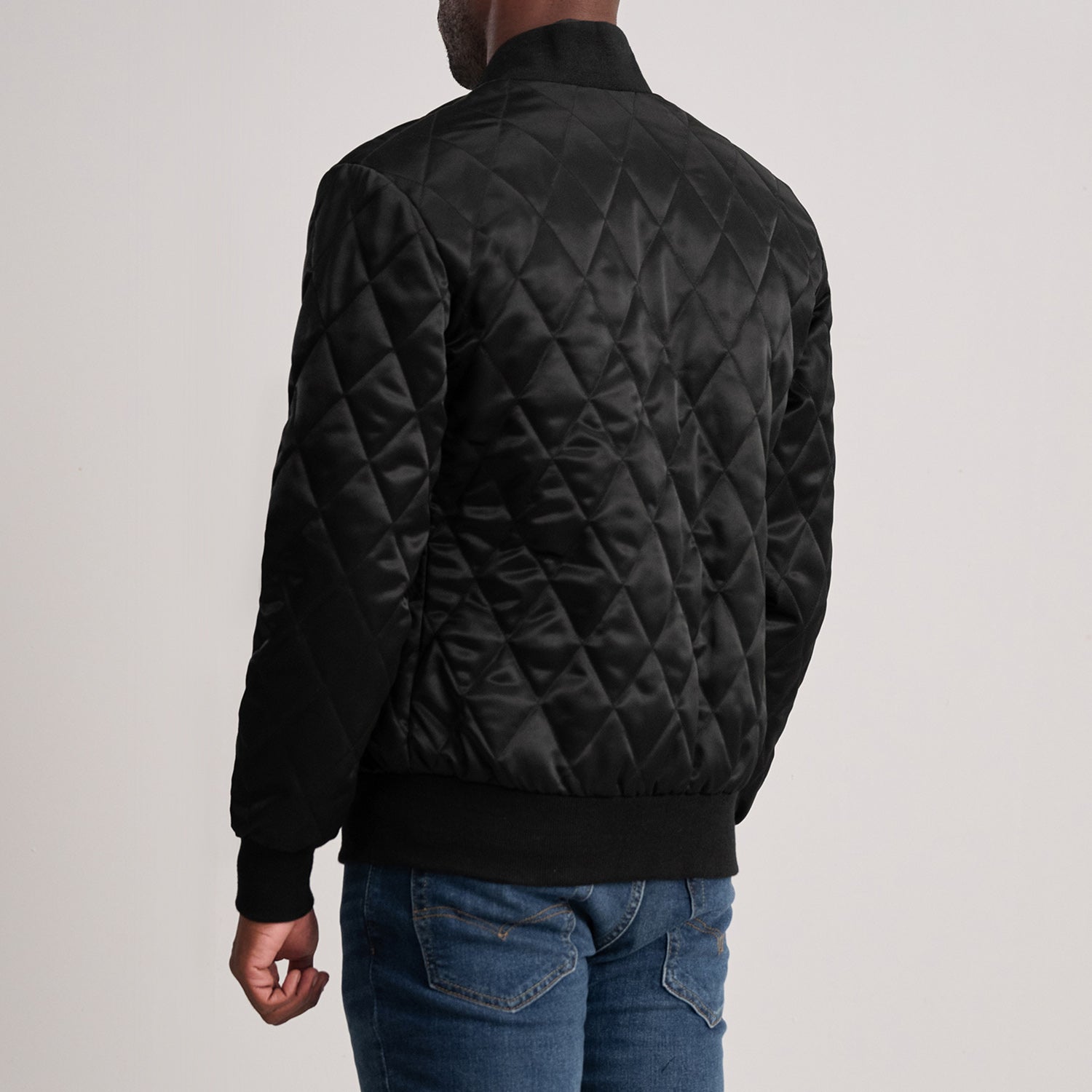 Danson Quilted Black Varsity Jacket - image 5