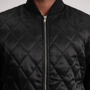 Danson Quilted Black Varsity Jacket - image 6