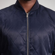 Danson Quilted Blue Varsity Jacket - image 6
