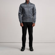 Danson Quilted Grey Varsity Jacket - image 5
