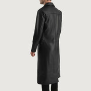 Authentic Cowhide Leather with Semi-aniline Finish Grain Texture & Heavy-Duty Seam Stitching Detail