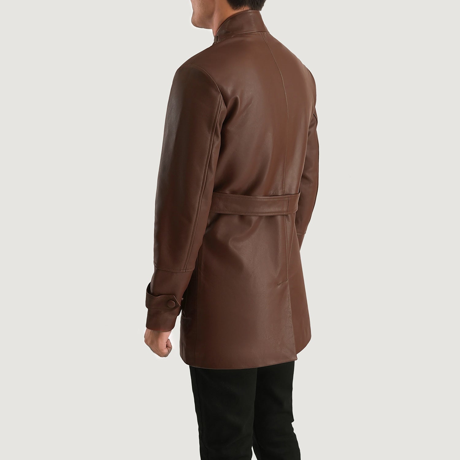 Dolf Brown Leather Jacket - image 4
