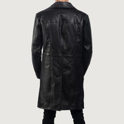Don Long Black Leather Coat - image 6