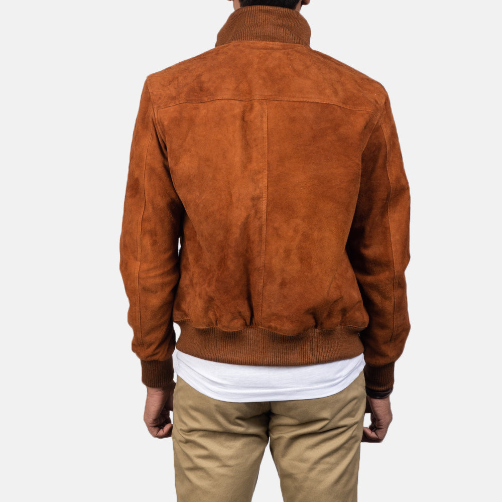 Eaton Leather Bomber Jacket – alternate product view 6