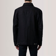 Eddie Black Oversized Denim Trucker Jacket - image 4