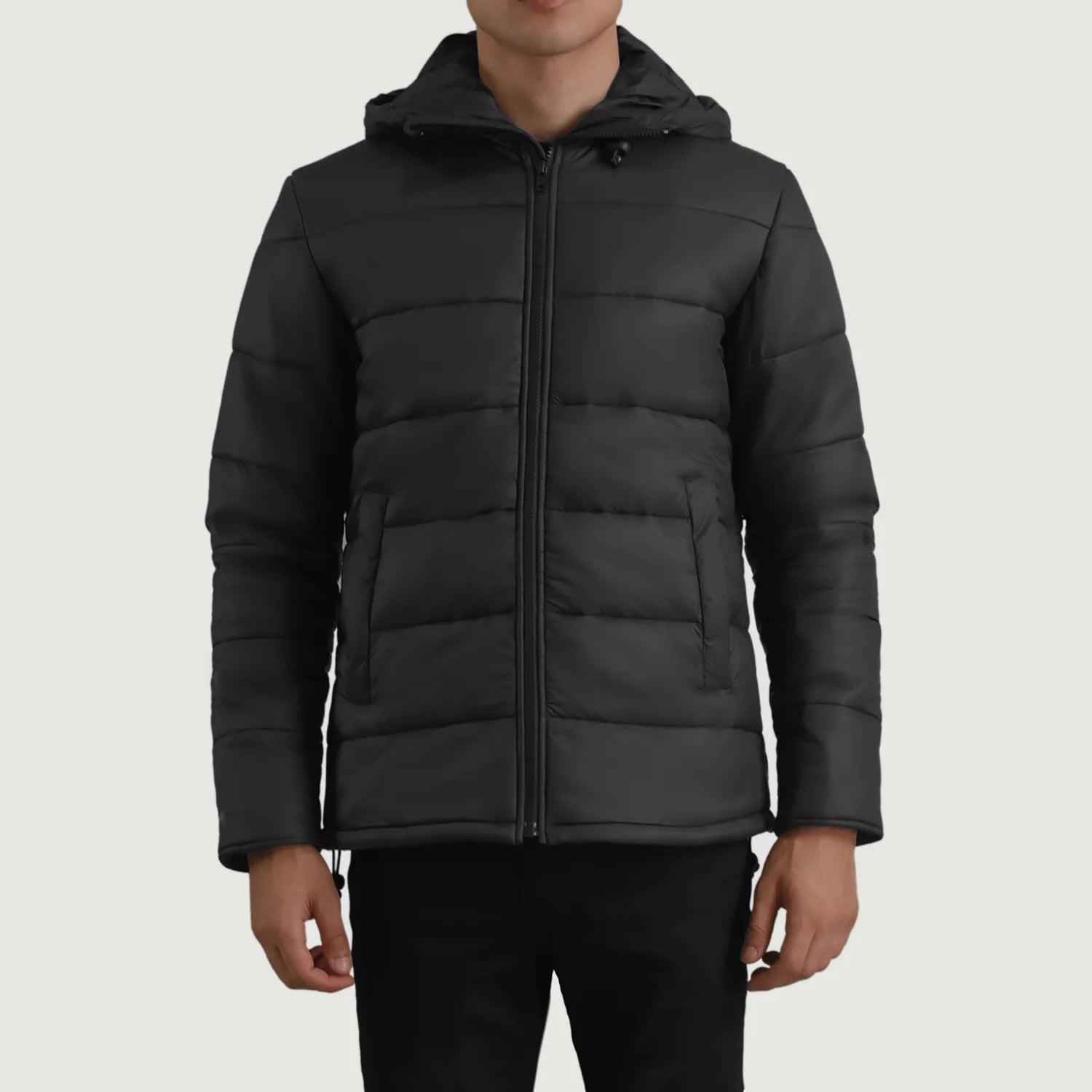 Erico Black Hooded Puffer Jacket - image 1