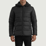 Erico Black Hooded Puffer Jacket - image 1