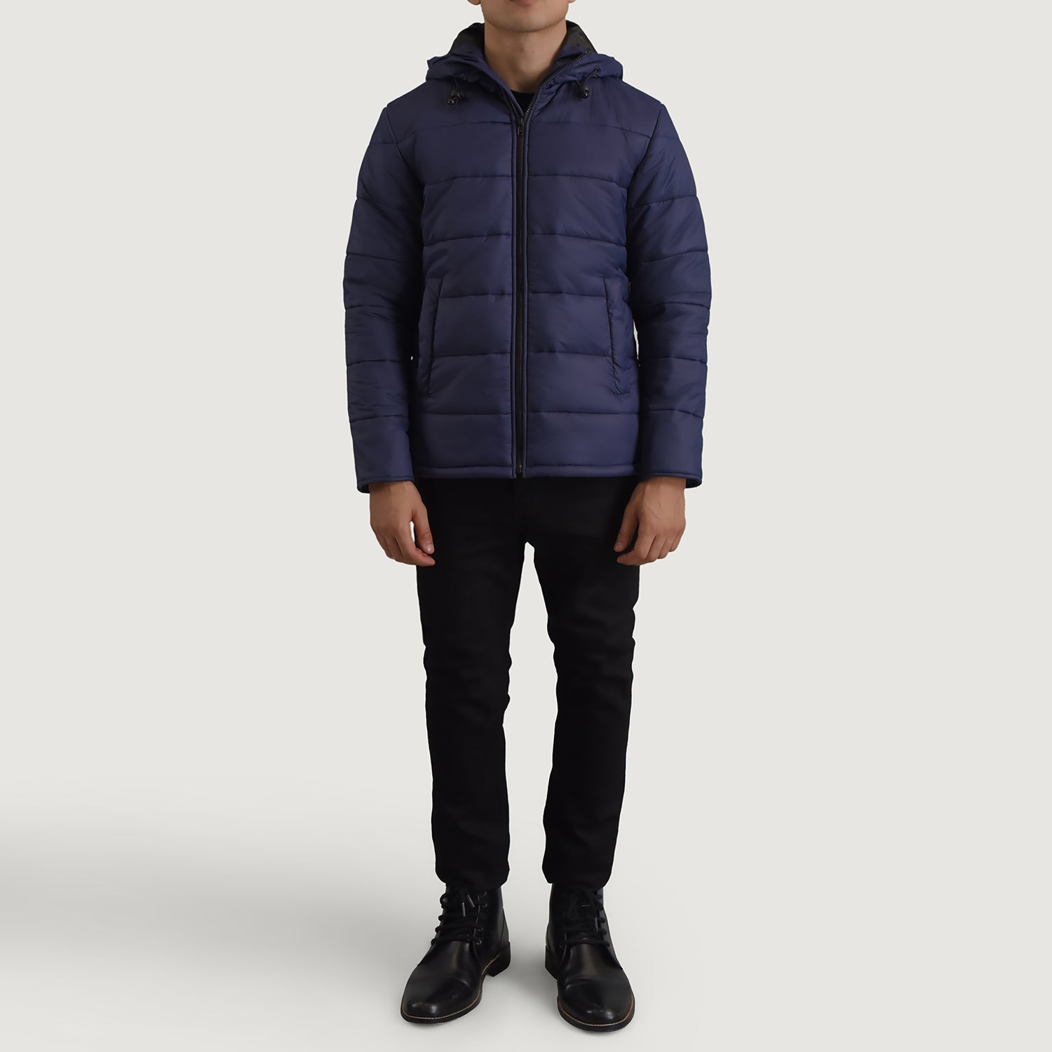 Erico Blue Hooded Puffer Jacket - image 3