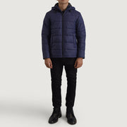Erico Blue Hooded Puffer Jacket - image 3