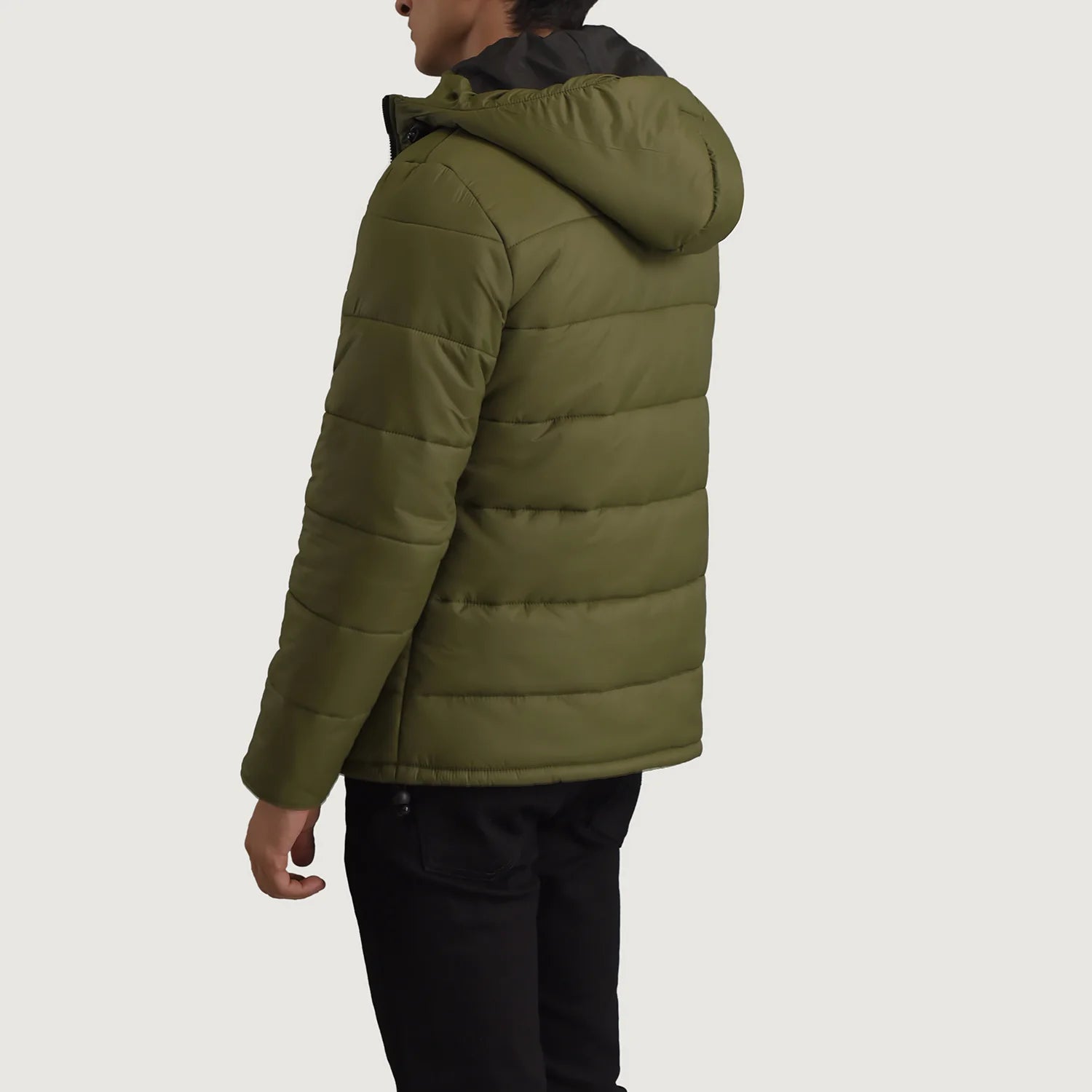 Erico Green Hooded Puffer Jacket - image 5