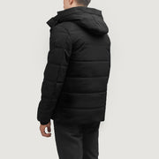Exton Black Hooded Down Puffer Jacket - image 5