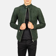 Fernando Quilted Leather Biker Jacket – alternate product view 1