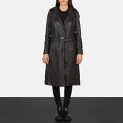 Fixon Hooded Brown Trench Coat - image 3