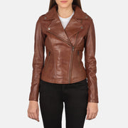Flashback Leather Biker Jacket – alternate product view 1