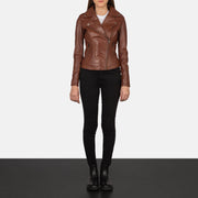 Flashback Leather Biker Jacket – alternate product view 4