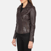 Flashback Leather Biker Jacket – alternate product view 2