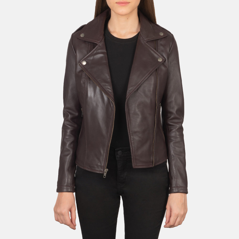 Flashback Leather Biker Jacket – alternate product view 3