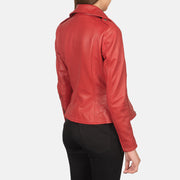 Authentic Sheepskin Leather with Semi-aniline Finish Grain Texture & Heavy-Duty Seam Stitching Detail
