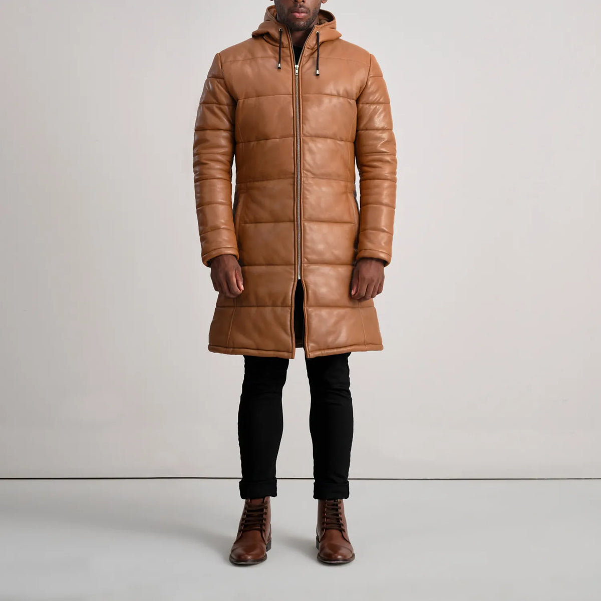 Floyd Coat Tan Puffer Jacket – alternate product view 3