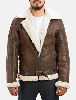 Forest Double Face Shearling Jacket - image 1