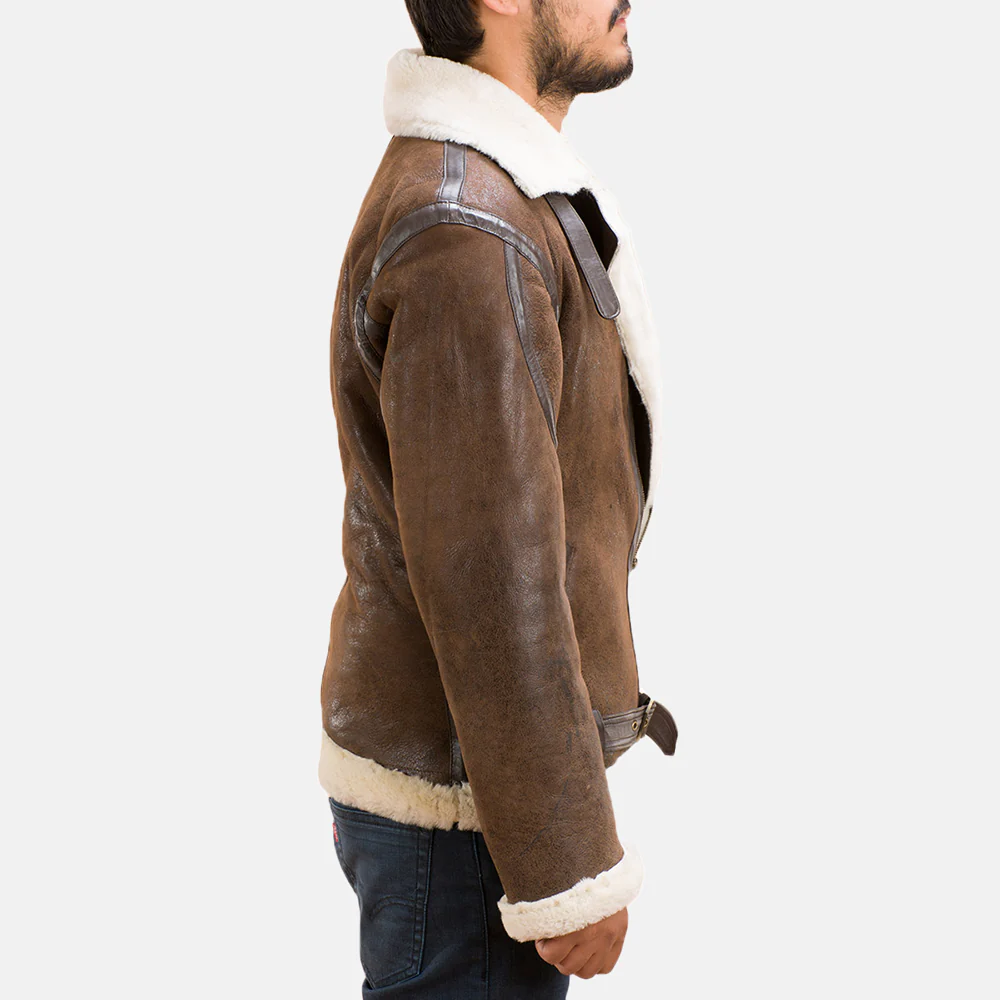 Forest Double Face Shearling Jacket - image 3