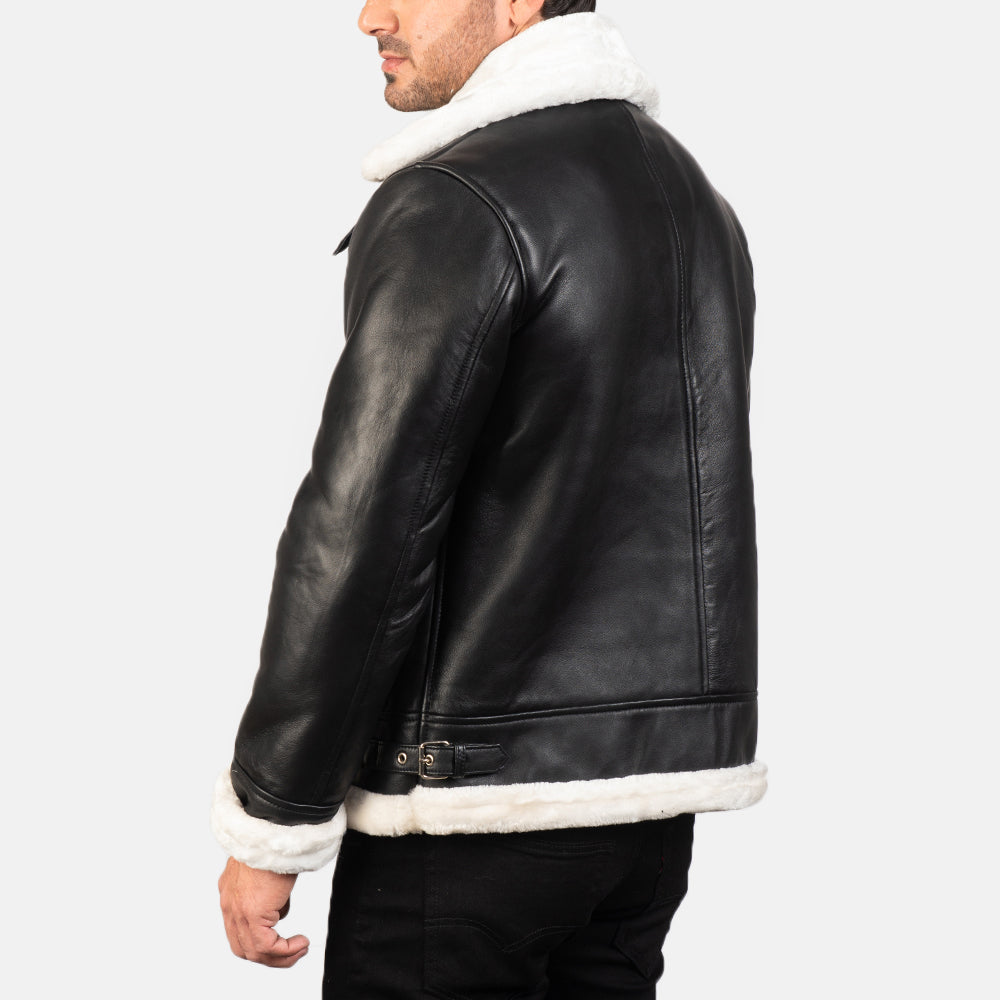 Francis B-3 Black Bomber Jacket – alternate product view 5