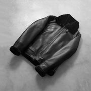 Francis B-3 Black Bomber Jacket – alternate product view 7