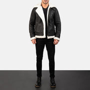 Francis B-3 Black Bomber Jacket – alternate product view 3