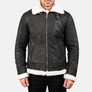 Francis B-3 Black Bomber Jacket – alternate product view 4