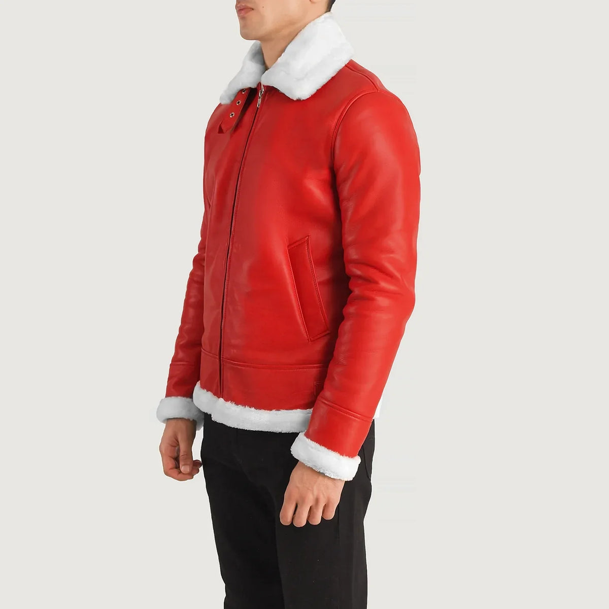 Francis B-3 Black Bomber Jacket – alternate product view 2
