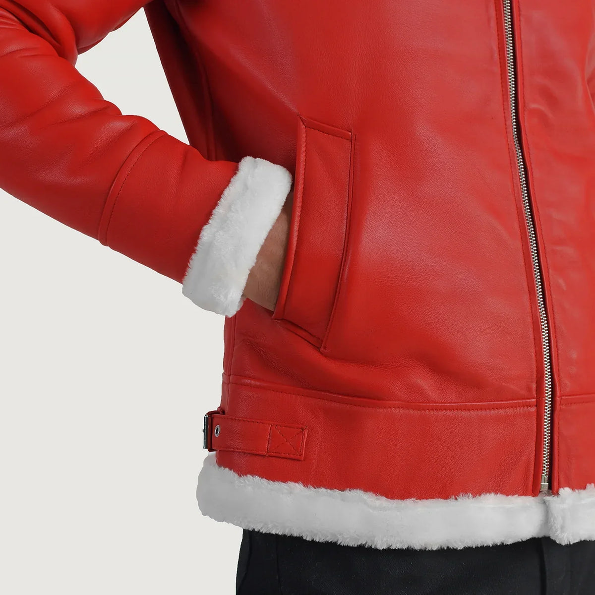 Francis B-3 Black Bomber Jacket – alternate product view 6