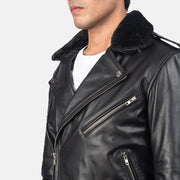 Authentic Cowhide Leather with Semi-aniline Finish Grain Texture & Heavy-Duty Seam Stitching Detail