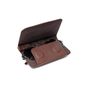 Brown Glasses Case Maplewood, front view